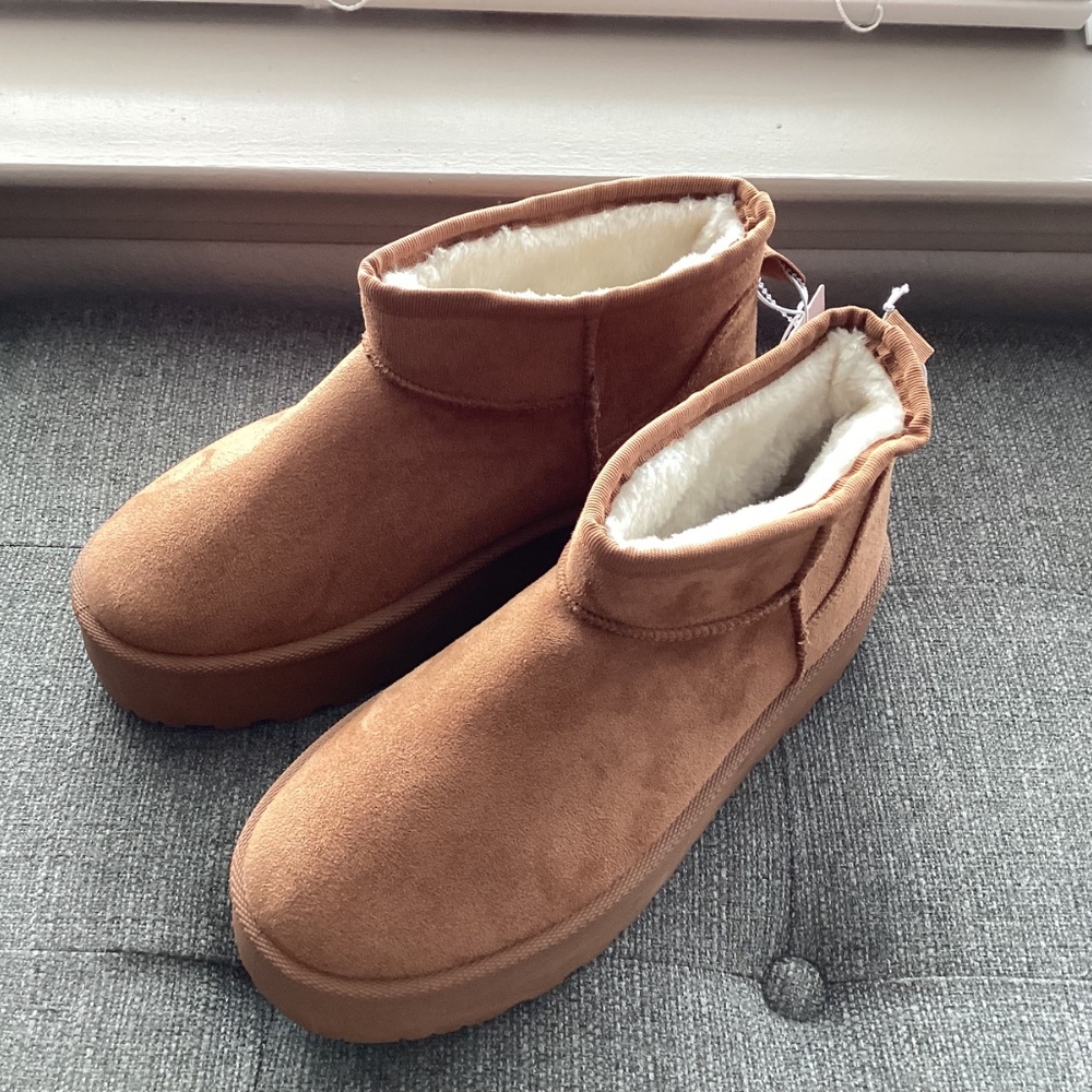 Olivia and Kate flat heel platform booties - Picture 8 of 15